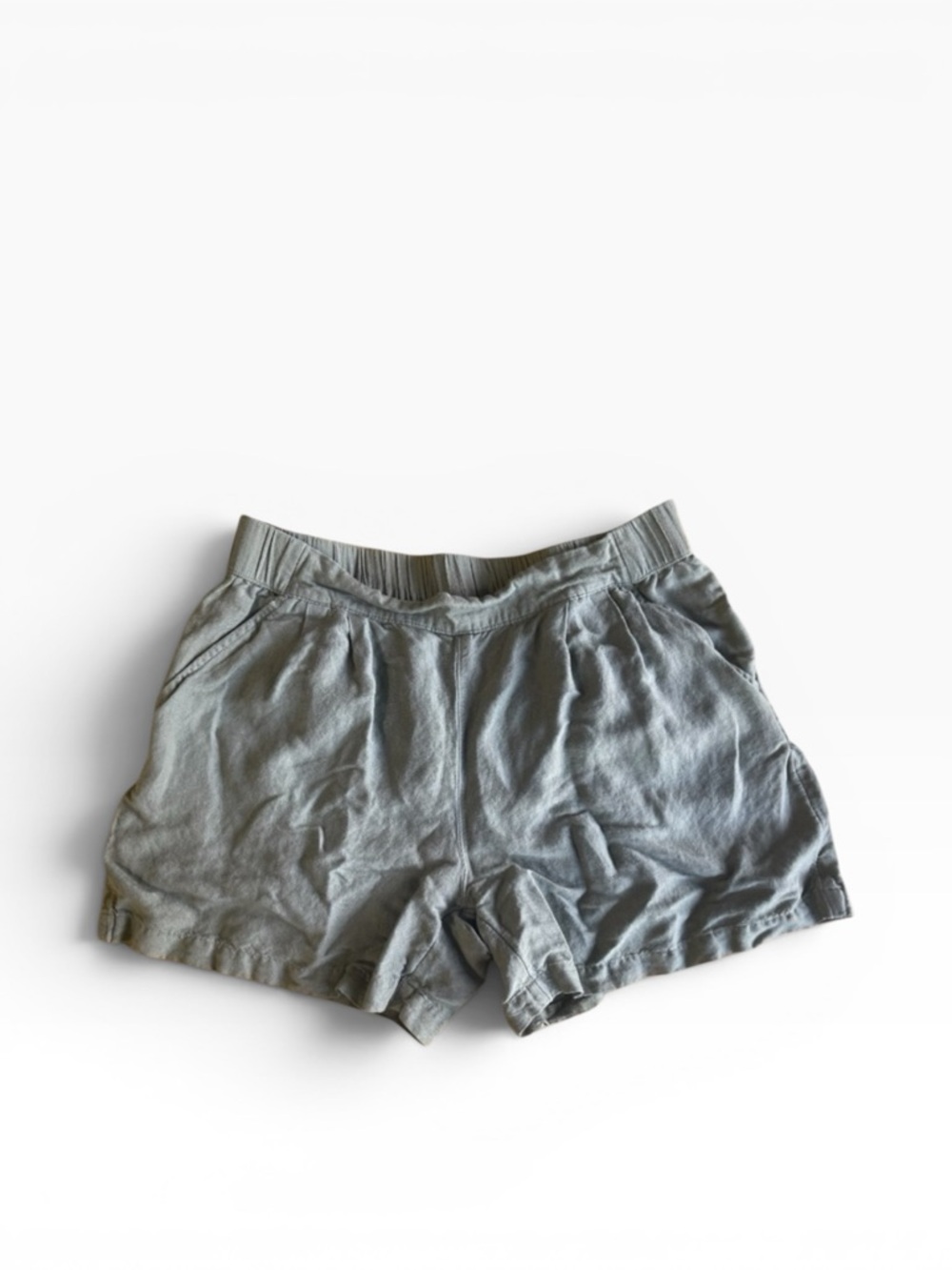 A New Day Olive Green High Waist Shorts Size M Pull-On Casual